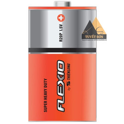 Pin ĐẠI D Flexio Thiên Long (Carbon BAC-R20/2) - Viên