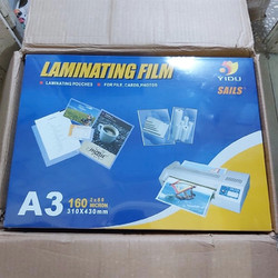 Ép Plastic A3 80Mic (chính hiệu YIDU có màng co full box) - Tờ
