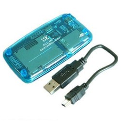 Đọc thẻ nhớ SSK SCRM022 (SD/MMC/MS/XD) - Cái
