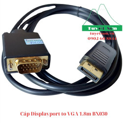 Cáp Displayport to VGA 1.8m BX030 - Sợi