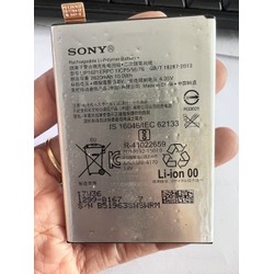 Pin dành cho điện thoại Sony g3312 , tháo máy ra.
