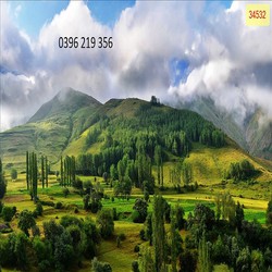 Tranh gạch men Đồi Núi 3d ốp tường