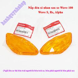 Nắp đèn xi nhan sau xe Wave 100, Wave A, S, RS chính hãng màu vàng cam