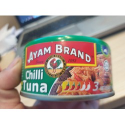 Cá ngừ ngâm ớt  (chilli tuna) Ayam Brand 160g nhập khẩu Thái Lan