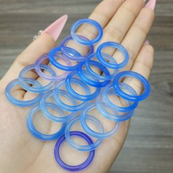 Nhẫn Ngọkc Agte Xanh Dương - Phong Thủy TUDO