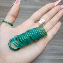 Nhẫn Ngọkc Agte Xanh Đậm - Phong Thủy TUDO