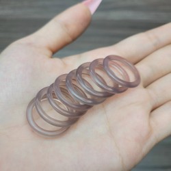 Nhẫn Ngọkc Agte màu trà đeo sang bá cháy - Phong Thủy TUDO