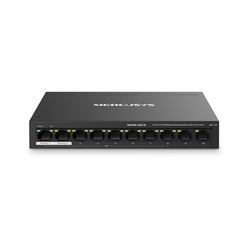 Switch PoE MERCUSYS MS110P Chính hãng (10 port 100Mbps với 8 port PoE)