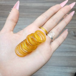 Nhẫn Ngọkc Agte Vàng - Phong Thủy TUDO