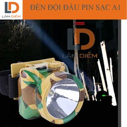 ĐÈN PIN SẠC ĐỘI ĐẦU LÍNH CHÓA 50MM A1