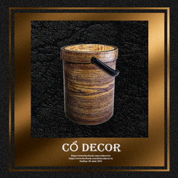 Thùng rác giả gỗ
