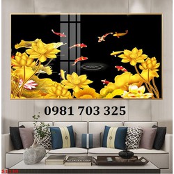 Tranh cá chép đẹp trang trí
