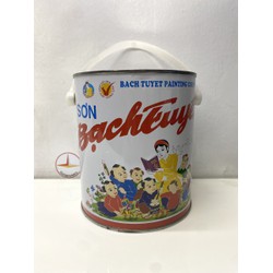 Sơn dầu Bạch Tuyết màu trắng 100_3kg