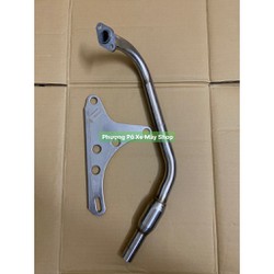 Bộ pát+cổ 4road inox 304 lắp cho pô 4road cho Vario17-20/SHVN/AB125-150/Click thái/PCX Việt