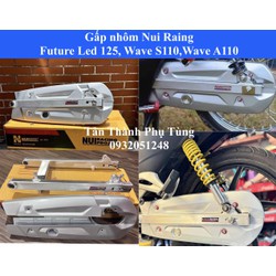 Gấp nhôm Nui Racing Future Led 125, Wave A 110, Wave S110, Wave Blade ( 1 Gấp, 1 Carte)