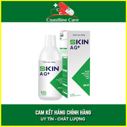 Skin AG+ giúp ngăn ngừa các vấn đề răng miệng, giữ hơi thở thơm mát (250ml) - CLC Pharmacy