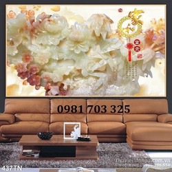 Tranh gạch men đẹp 3d sứ ngọc treo tường
