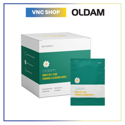 Hộp Khăn Ướt Vệ Sinh Vùng Kín Phụ Nữ Oldam (25 Miếng/Hộp)