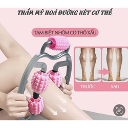 Vòng Kẹp Lăn Yoga Massage Bắp Tay, Bắp Chân Thư Giãn Cơ Và Giảm Mỡ Thừa Cho Cơ Thể