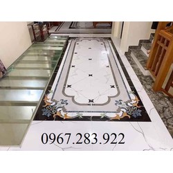 Gạch lát sàn phòng khách 3d- Thảm nhập khẩu