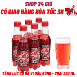 Nước Tăng Lực Vị Dâu Rừng Thums Up Thương Hiệu Mỹ Thùng 24 chai 330ml