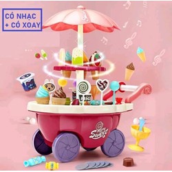 Xe đẩy kem phát nhạc cực xinh 2 tầng 30 chi tiết