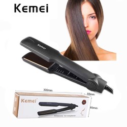 MÁY DUỖI TÓC KEMEI 117k/ cái THÔNG TIN CHI TIẾT MÁY LÀM TÓC- Thương hiệu: KEMEI- Số mô hình: km-329- Công dụng: duỗi tóc, ép tóc, làm các kiểu tóc- Màu: Máy làm tóc màu đen- Chất liệu: ABS siêu bền