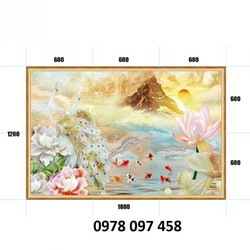 Tranh sứ ngọc trang trí nhà cửa
