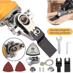 Máy cắt rung, bộ chuyển đổi máy cắt thành máy cắt rung tặng kèm lưỡi cưa và đầu chà nhám.