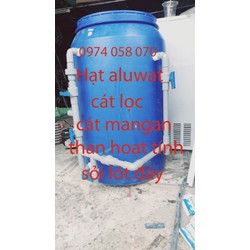 thùng phuy nhựa 220 lít - đã đi sẵn đường ống lọc