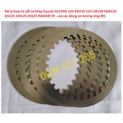 Bộ ly hợp Lá sắt Lá thép Suzuki GZ150A 125 EN150 125 GR150 GSX150 GS125 GN125 HJ125 RAIDER FX và các dòng xe tương ứng