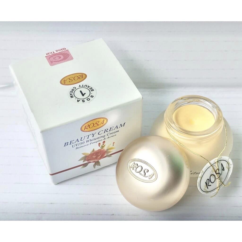 Hình ảnh Kem dưỡng trắng da giảm thâm nám ngừa mụn ROSA Whitening Beauty Cream UV/30.