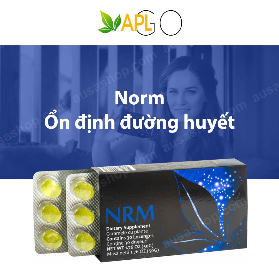 Hình ảnh Viêm ngậm hỗ trợ tiểu đường APLGO - NRM – 30 viên/hộp