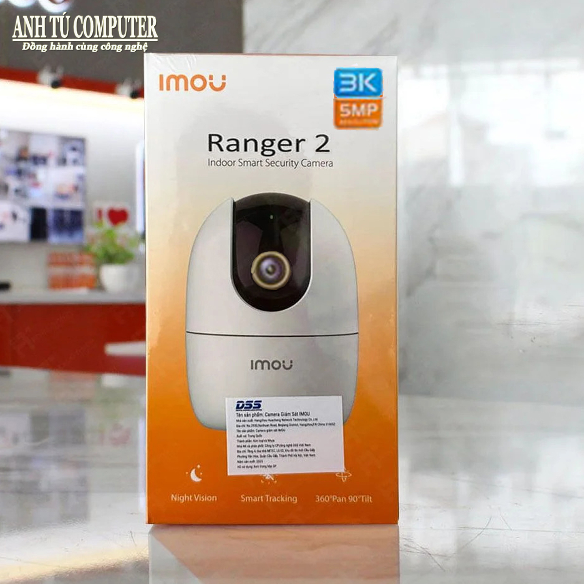 Camera WiFi quay quét Imou Ranger 2 5MP 3K A52P (Mã SP: A52P)