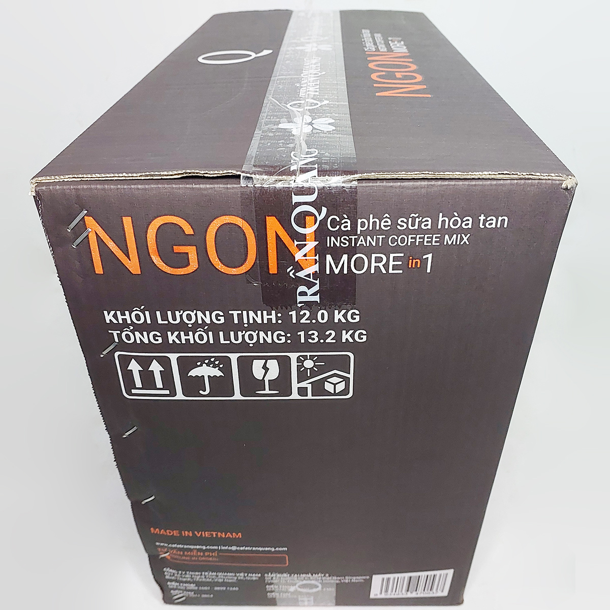 Cà phê sữa Ngon Trần Quang bịch 1.2Kg (60 gói nhỏ 20g) Coffee Cafe (Mã SP: CPSNBLTQ19)