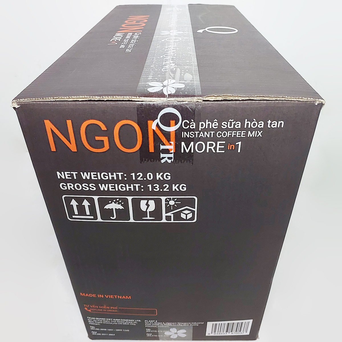 Cà phê sữa Ngon Trần Quang bịch 1.2Kg (60 gói nhỏ 20g) Coffee Cafe (Mã SP: CPSNBLTQ19)