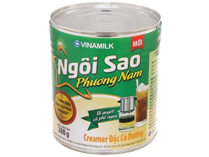 Hình ảnh Sữa Đặc Ngôi Sao Phương Nam Xanh Lon 380G