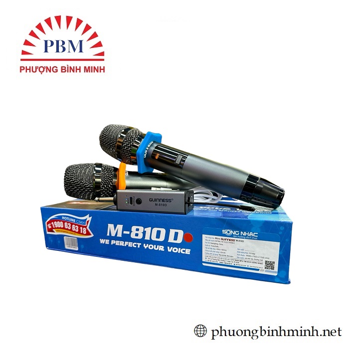 Micro karaOke GUINNESS M-810D. (Mã SP: SP000471)