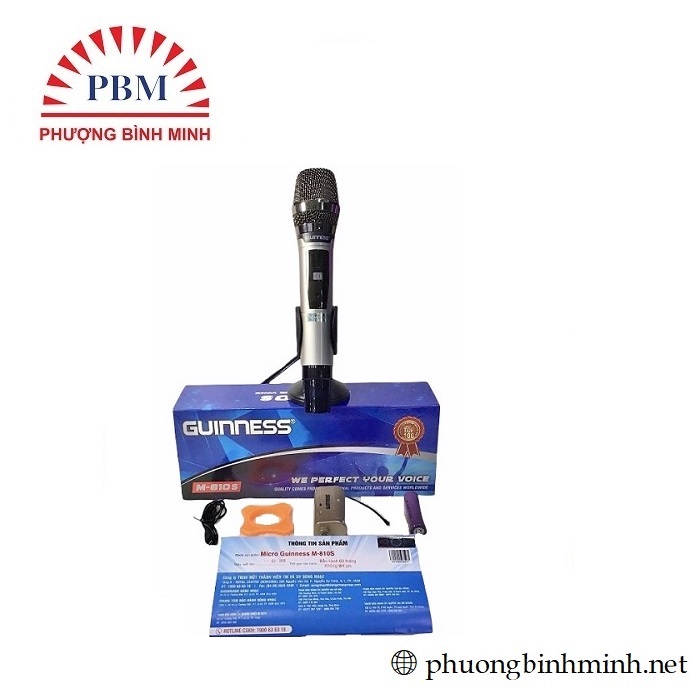 Micro karaOke đa năng GUINNESS M-810S (Mã SP: SP000020)