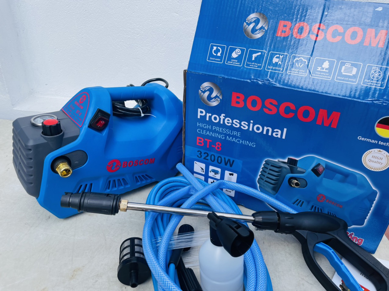 Máy rửa xe BT8 LÕI ĐỒNG BẢO HÀNH 24 THÁNG (Mã SP: 6558)
