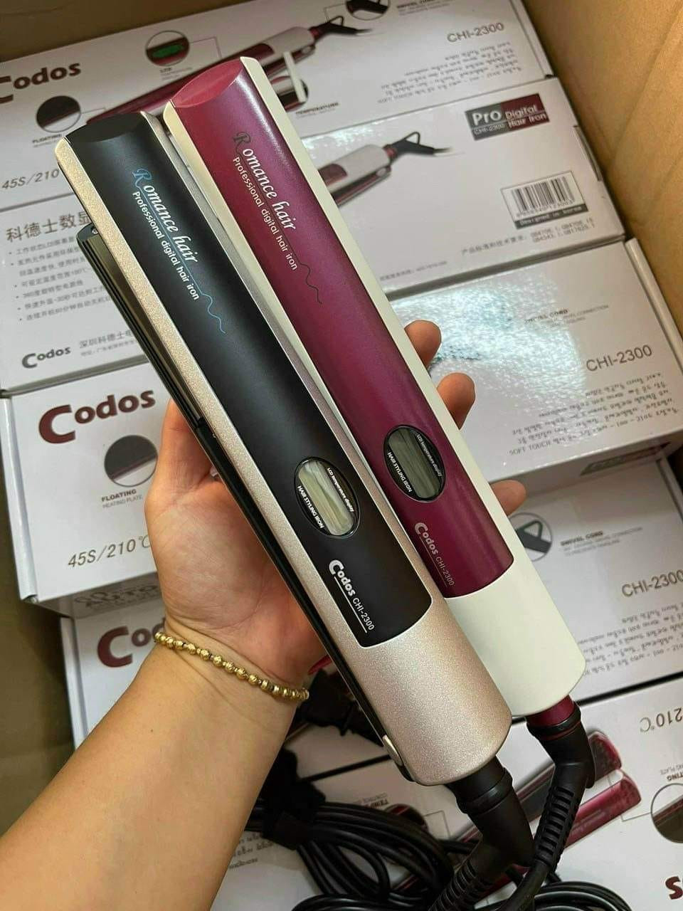 Máy Kẹp Duỗi Tóc Chính Hãng Codos Chi 2300 (Mã SP: CHI2300)