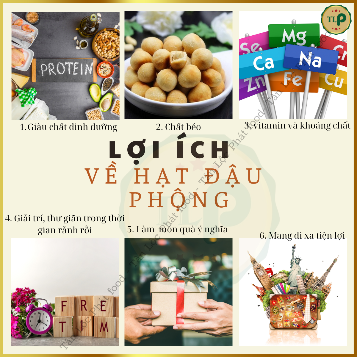 ĐẬU PHỘNG CỐT DỪA TÂN LỘC PHÁT HŨ 500G (Mã SP: 500DPCDnhom)