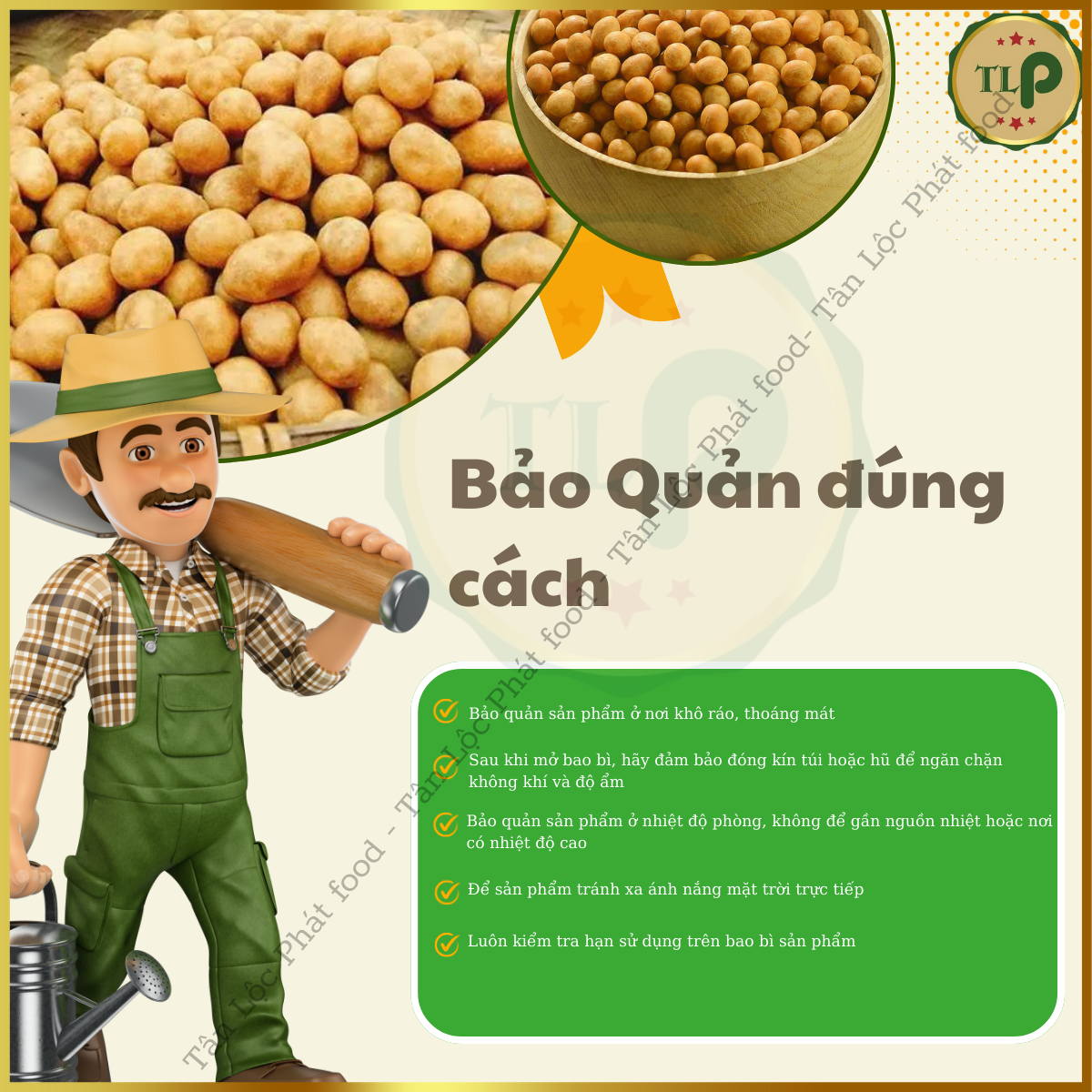 ĐẬU PHỘNG CỐT DỪA TÂN LỘC PHÁT HŨ 500G (Mã SP: 500DPCDnhom)