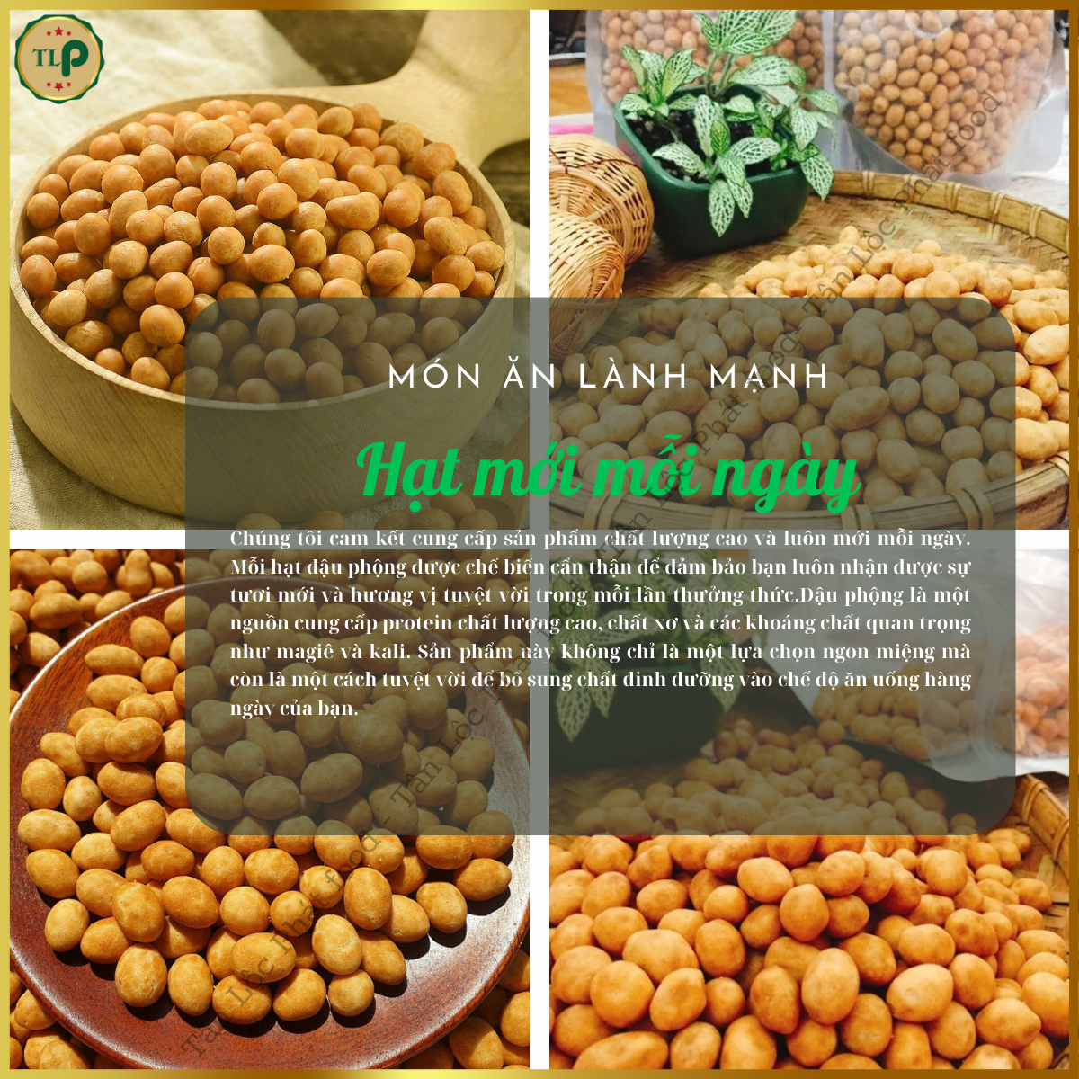 ĐẬU PHỘNG CỐT DỪA TÂN LỘC PHÁT HŨ 500G (Mã SP: 500DPCDnhom)