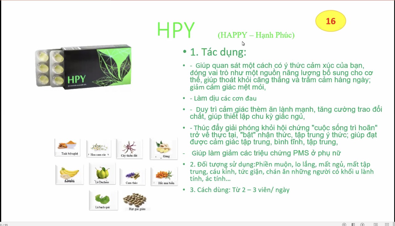 Hình ảnh Viên ngậm hỗ trợ chống ung thư APLGO - HPY – 30 viên/hộp