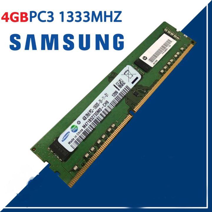 Hình ảnh Ram 4GB DDR3 ( Samsung ) Bus 1333Mhz PC3 10600 1.5V Dùng Cho Máy Tính Để Bàn PC Desktop