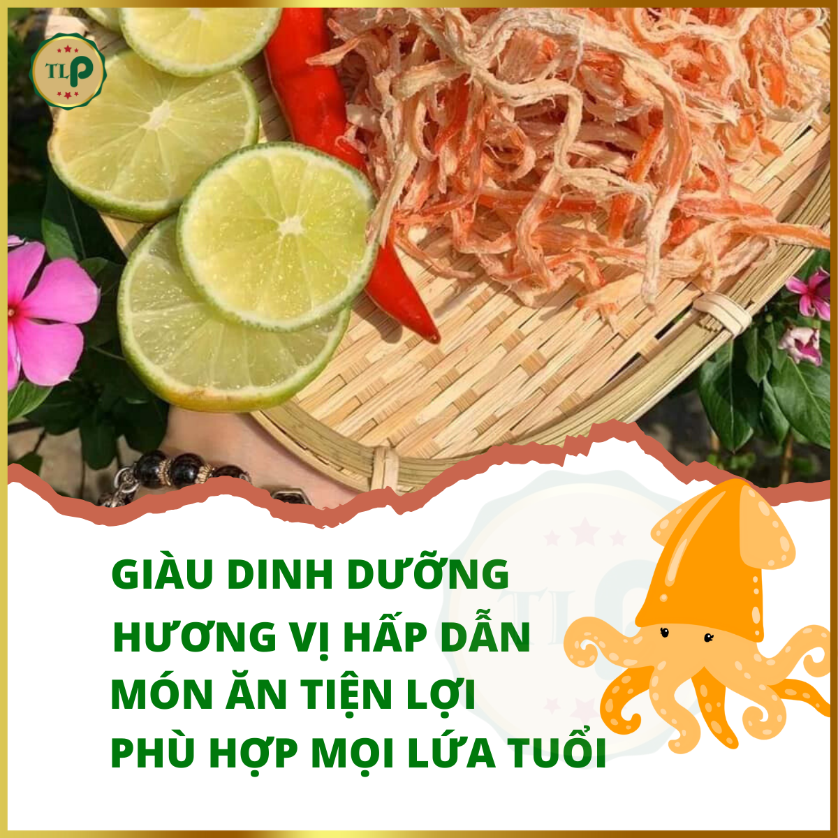MỰC SỢI HẤP NƯỚC DỪA TÂN LỘC PHÁT HŨ 200G (Mã SP: 250MHD)