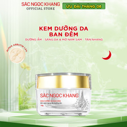 Kem dưỡng da ban đêm giúp nám, sạm, tàn nhang giúp da trắng sáng mềm mịn Sắc Ngọc Khang (Hộp 10g)