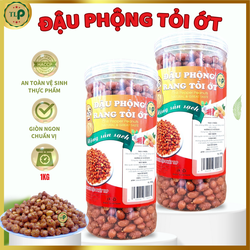 ĐẬU PHỘNG RANG TỎI ỚT TÂN LỘC PHÁT 1KG - COMBO 2 HŨ 500G