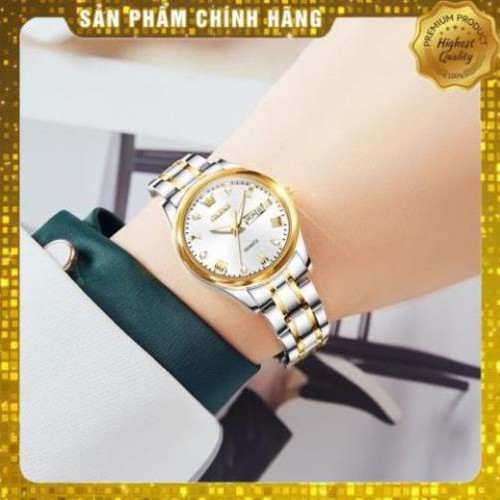 Đồng hồ nữ Đeo Tay  OLEVS 5563 Chống Thấm Nước Bằng dây đeo Thép Không Gỉ Thời Trang
